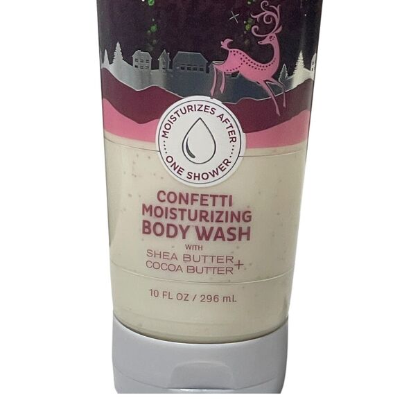 Bath & Body Works Twisted Peppermint Confetti Moisturizing Body Wash 10oz New - Picture 3 of 6